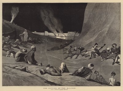 Het snijden van de Kaligue door Arthur Melville